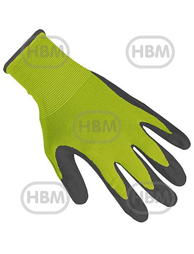 Work Gloves -Polyester White/Pink (x6)