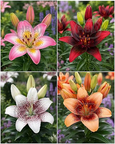 S32 Lilium Asiatic Bi-color B  (4x30) x 60