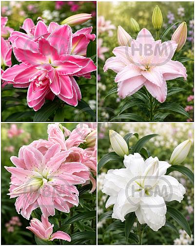 S32 Lilium Lotus Double Oriental  (4x30) x 60