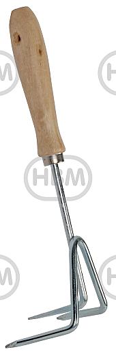 3 Leg Garden Hand Rake with plastic handle