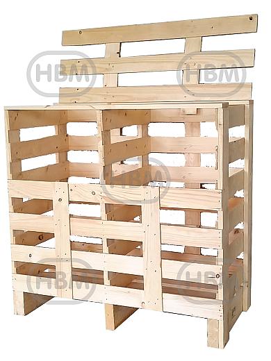 2 Section Box pallet (Empty)