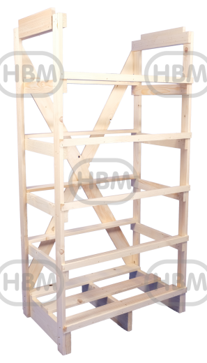 5 Layer Wood Rack (Empty)