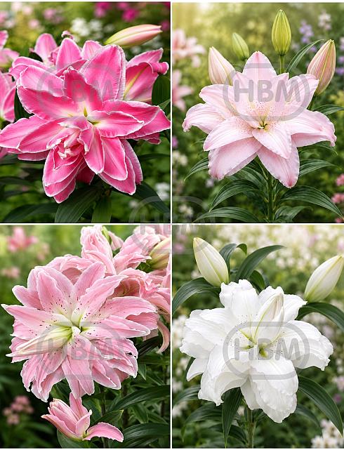 S32 Lilium Lotus Double Oriental  (4x30) x 60