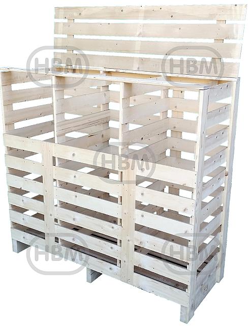 3 Section Box pallet (Empty)