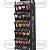 RACK Xclusive collection 6 Layer Open top rack (black) spring (x1)