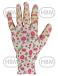 Work Gloves -Polyester White/Pink (x6)